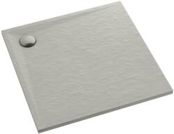 Schedline Libra Cement Stone cădiță de duș pătrată 80x80 cm ciment 3SP. L1K-8080/CT/ST (3SPL1K8080CTST)