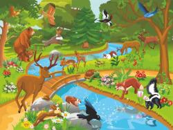  Falmatrica Erdei állatok, gyerekrajzok3, 250 x 150 cm