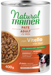 Natural Trainer 400g Natural Trainer Medium & Maxi Adult nedves kutyatáp - Borjú
