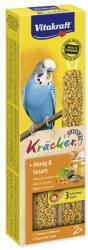 Vitakraft Batoane Vitakraft Kracker papagal, cu miere si susan 2 buc (492-26230) - raijucarii
