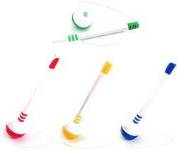  Ügyféltoll rögzíthető gömb színes csíkos 10618 (10618)