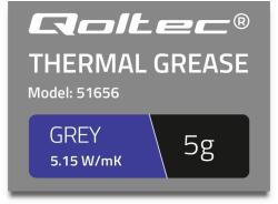QOLTEC Pasta termica 5.15W/m-K 5g Gri (51656)