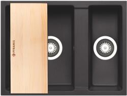 Pyramis Tetragon függesztett kamra 59x40 cm fekete 070230011D (070230011D)