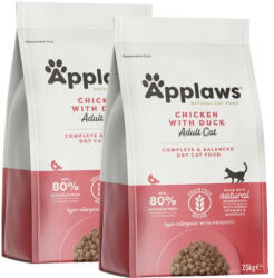 Applaws Applaws Adult Chicken with Extra Duck száraz macskaeledel 2x7, 5 kg