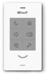 BAS-IP SP-03 FEHÉR - Kihangosítós IP interkom, PoE, SIP 2.0 - BasIP (EC-28541)
