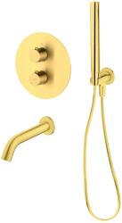 Oltens Készlet kád és zuhany csaptelep Oltens Katla 34600810, kifolyócső csaptelep Oltens Molle 39100810, 39305810, 37106810, 37203800 (36610810)