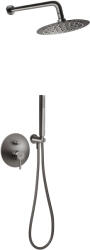 FERRO Ciriculus fasík alatti zuhanyszett, gun metál BCK7PGM-SET1-S (BCK7PGM-SET1-S)