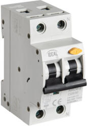 Kanlux 23221 KRO6-2/C25/30 áramvédős kismegszakító (kombi fi-relé) 2P, C karakterisztika, 25A, 30mA, 6kA, AC osztály (Kanlux 23221) (23221)