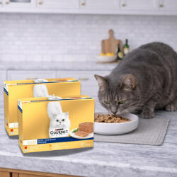 Purina Gourmet Gold alutasakos macskaeledel pástétom (24x85 g)