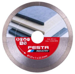 0, 000 FESTA Gyémánt vágótárcsa 125 x 1 x 22, 2 mm (21256F)