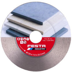 0, 000 FESTA Gyémánt vágókorong 125 x 1, 5 x 22, 2 mm (21246F)