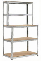 RPX-RAF Salgó Polc Munkapaddal - 5p / 180x100x60x30cm / 175kg (62041)