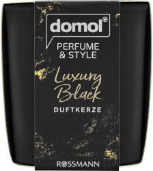 Domol Luxury Black illatgyertya - 125 g