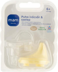 MAM cseppmentes szilikon itatócsőr és szelep tanuló pohárhoz 4 hónapos kortól - 1 db