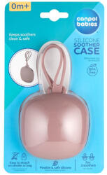 Canpol babies szilikon cumitartó tok /pink - 1 db