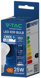 V-TAC CREE SMD 2.9W E14 meleg fehér R39 LED égő - SKU 212106 (212106)