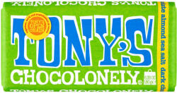 Tony's Chocolonely mandulás étcsokoládé - 180 g