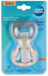 Canpol babies hűthető rágóka csörgő /rózsaszín - 1 db