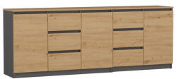 Topeshop Topeshop COSTA ANT/ART BA KPL chest of drawers (COSTA KOM AN/AR)