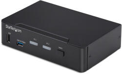 StarTech StarTech. com P2AD122-KVM-SWITCH KVM kapcsoló Fekete (P2AD122-KVM-SWITCH)