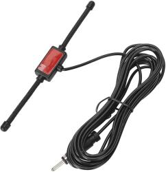  Beltéri autóantenna szélvédőre, fekete, 16cm