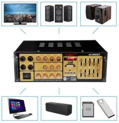  Karaoke erősítő 2 csatornás USB/SD/BLUETOOTH/FM 2x45W (HIFI054)