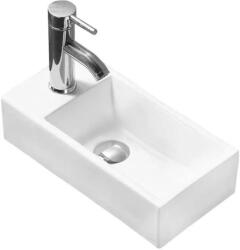 Szynaka NANCY kerámia mosdó | fehér fényes 45x25 cm (TH-103-0112)