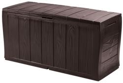 Keter Doboz Keter® SHERWOOD 270 lit. , barna, 1170x450x575 mm, tároló