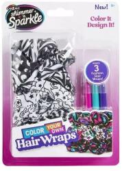 CRA-Z-ART Shimmer’n Sparkle, színezhető hajgumi készlet (69569)