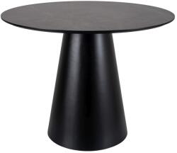  Kerek étkezőasztal ANGEL 100x100 cm, szürke márvány dekoráció