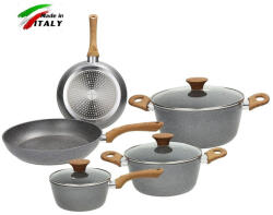 Tognana Gránitszürke Edénykészlet 8 részes (TO-155637) (TO-155637)