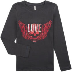 ONLY Tricouri cu mânecă lungă Fete KOGTENNA FIT L/S BOX TOP CS Only Negru 122 / 128 cm