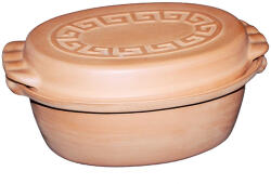 BestCook Római tál 4, 5 literes mázatlan agyag ovális 33x25x15 cm 6960232602 (6960232602)
