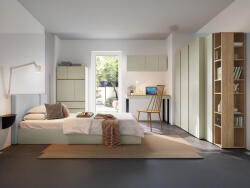  Hálószoba garnitúra Fiosono 113 (Eukaliptusz + Tölgy)