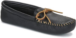 Minnetonka Mocasini Bărbați DOUBLE DEERSKIN SOFTSOLE Minnetonka Negru 41