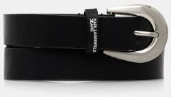 Karl Lagerfeld Jeans bőr öv - fekete 75 - answear - 21 990 Ft