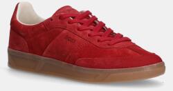 HUGO BOSS velúr sportcipő Brenta - piros Női 38