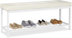 Relaxdays Banchetă pentru pantofi Relaxdays XXL cu pernă (10037117) Pantofar