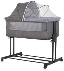 Chipolino Zen 2in1 babaöböl szúnyoghálóval - Grafitszürke