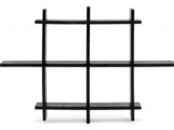 Cars Fa makett modell polc 1: 43 kisautó, gyűjtői polc 64x44x7 cm sötétbarna