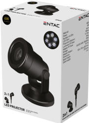 Entac LED Projektor Lámpa 6W fehér 5-10m (ELPL-6W)