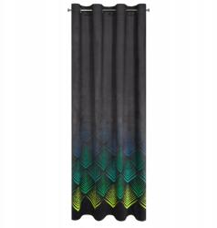 Eurofirany Kész Függöny Angelina 140X250 CM Fekete (EF_387302)