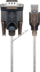 Goobay USB-A > RS-232 (9-tűs) soros adapter 1, 5m USB2.0 1Mbit/s