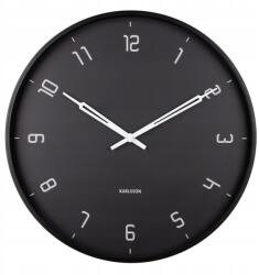 Karlsson Falióra nagy fekete nappaliba, konyhába, étkezőbe modern loft Stark (KA5950BK)