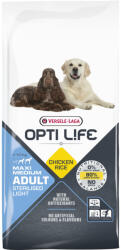 Versele-Laga Versele-Laga Opti Life Adult Light Medium&Maxi 12, 5kg száraz kutyatáp (VL431136)