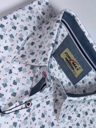 Formax férfi ing casual mintás Pamut regular kr. ujjú 5XL 49/50 FW54KR (FW54KR)