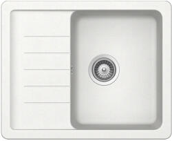 SCHOCK Pinedo D-100XS konyhai mosogatótálca Cristalite Alpina 620 x 500 mm, gránit kompozit, fehér, beépíthető (PIND100XALPI)