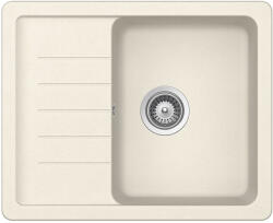 SCHOCK Pinedo D-100XS konyhai mosogatótálca Cristalite Vanilla 620 x 500 mm, gránit kompozit, világos bézs, beépíthető (PIND100XVANI)