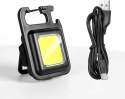  Mini LED kulcstartó lámpa - újratölthető, mágneses, 3 világítási móddal (3249)