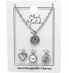  Nyaklánc Szett 4 Db Ezüst Színű Medál (601593)